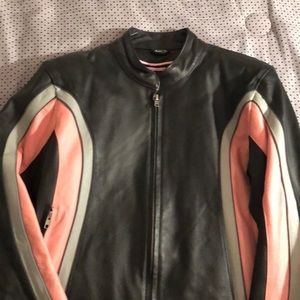Women’s leather Montana Biker jacket size size XL